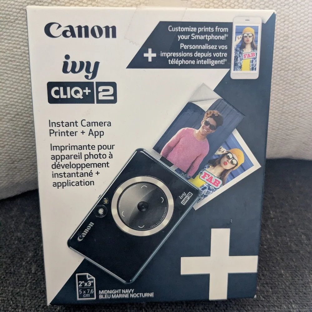 Canon Ivy CLIQ+ 2 Instant Camera Printer in Midnight Navy #4519C005